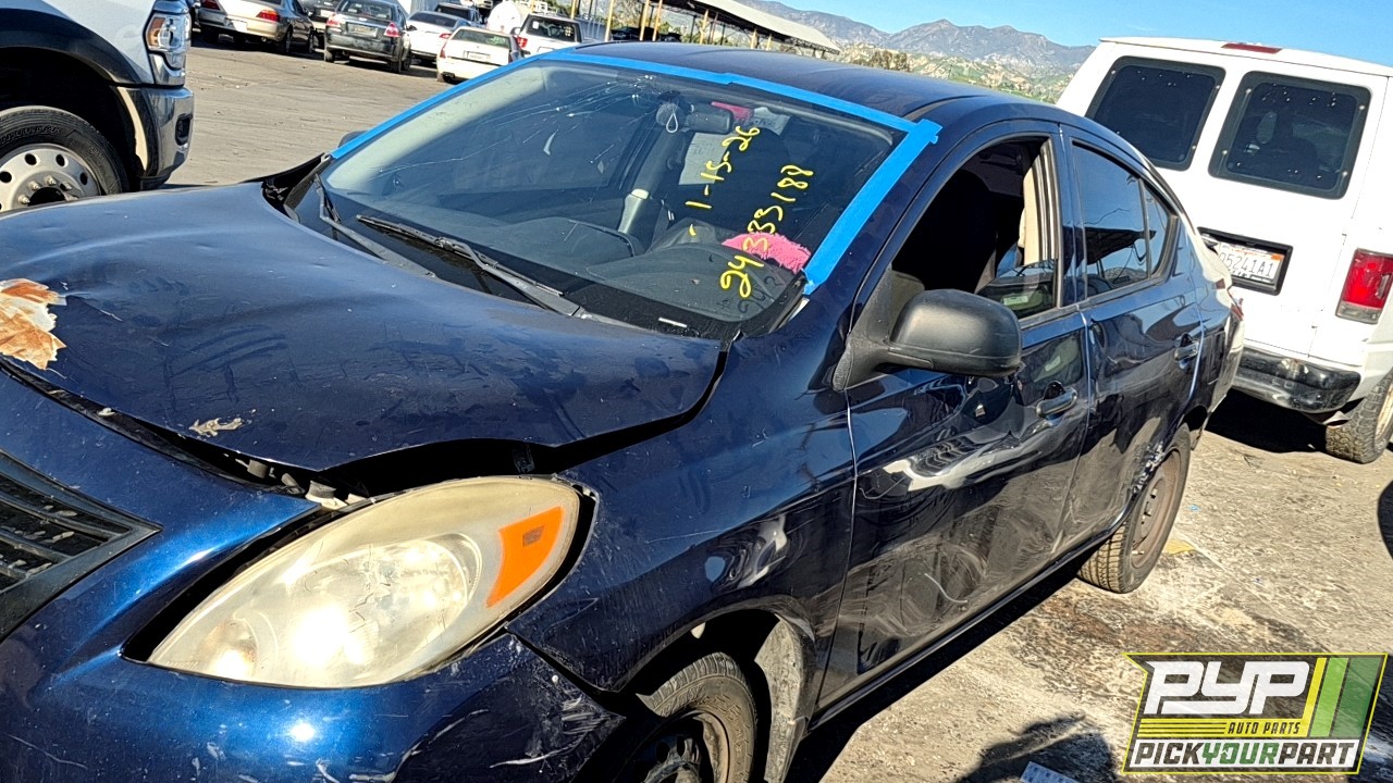 2014 NISSAN VERSA partes disponibles