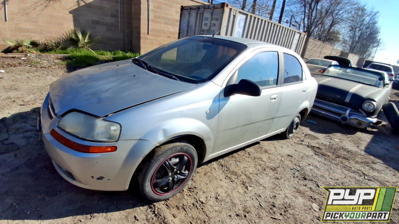 2005 CHEVROLET AVEO partes disponibles