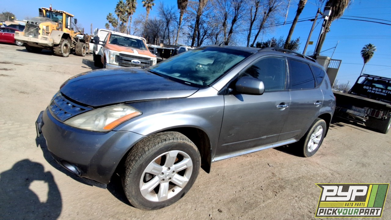 2006 NISSAN MURANO partes disponibles