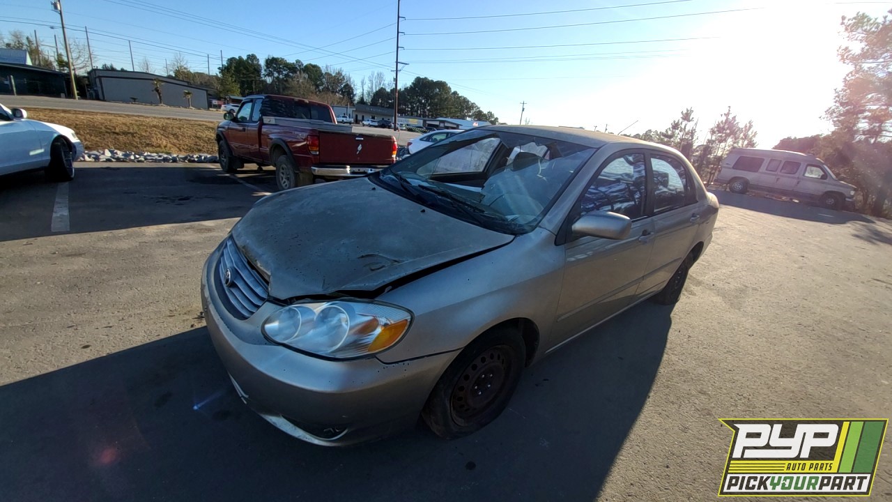 2004 TOYOTA COROLLA partes disponibles