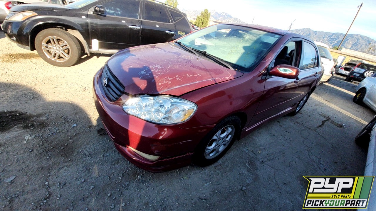 2003 TOYOTA COROLLA partes disponibles