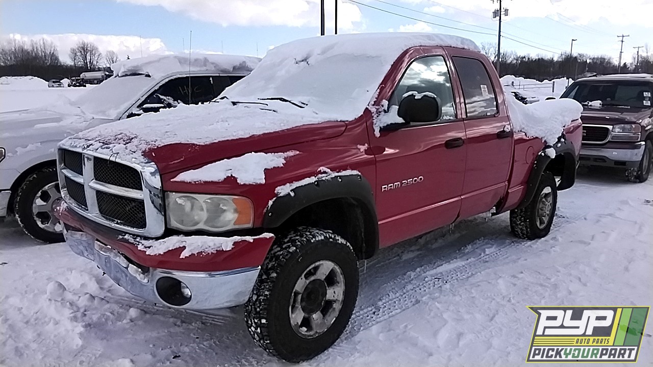 2003 DODGE RAM 2500 partes disponibles