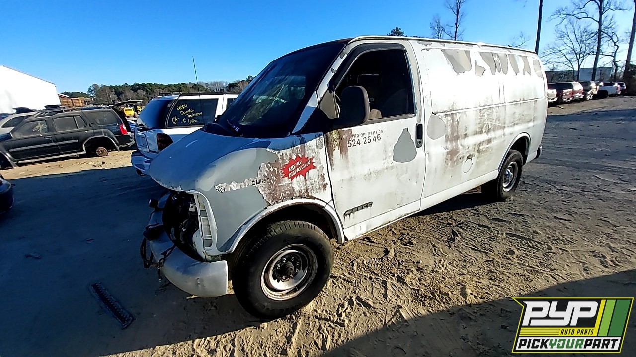 2000 CHEVROLET EXPRESS 3500 partes disponibles