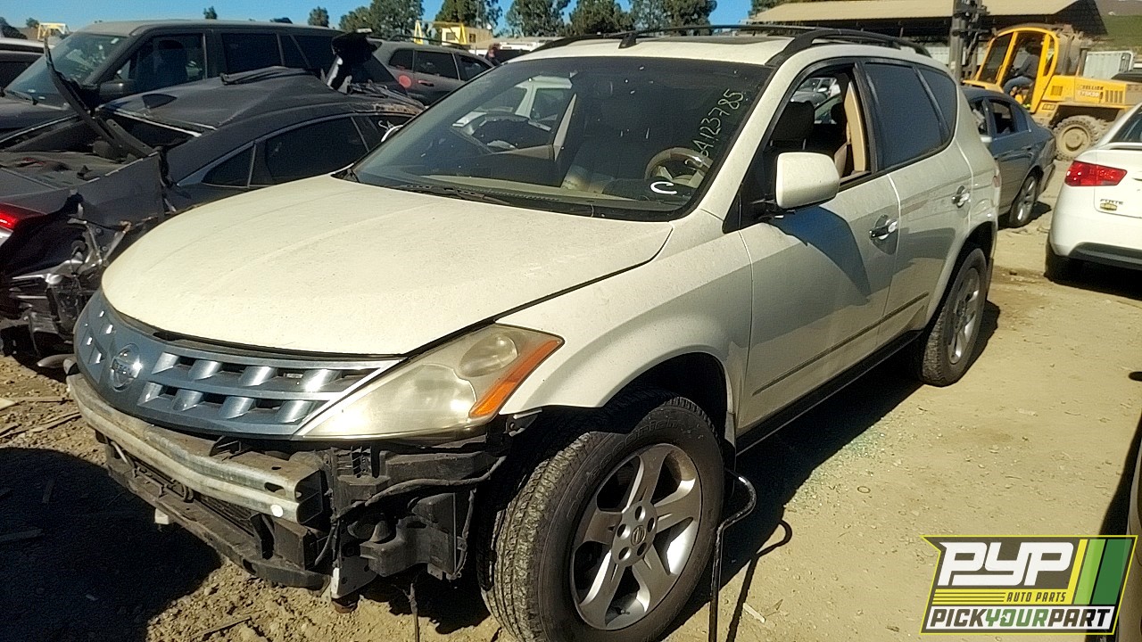 2004 NISSAN MURANO partes disponibles