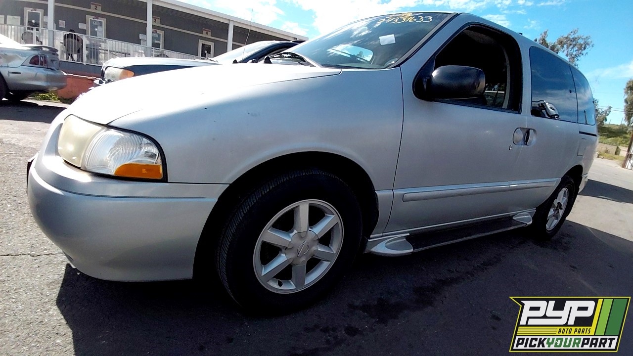 2002 NISSAN QUEST partes disponibles