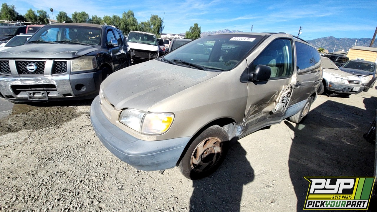 2000 TOYOTA SIENNA partes disponibles