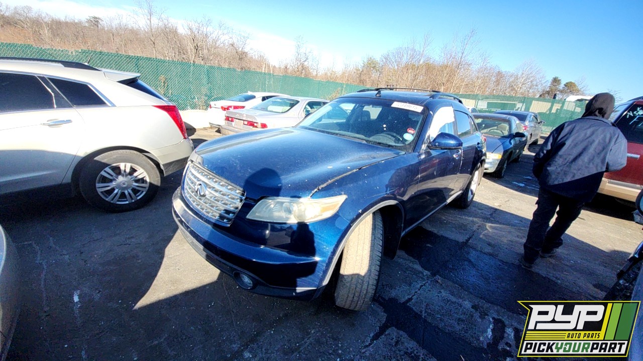 2005 INFINITI FX35 partes disponibles