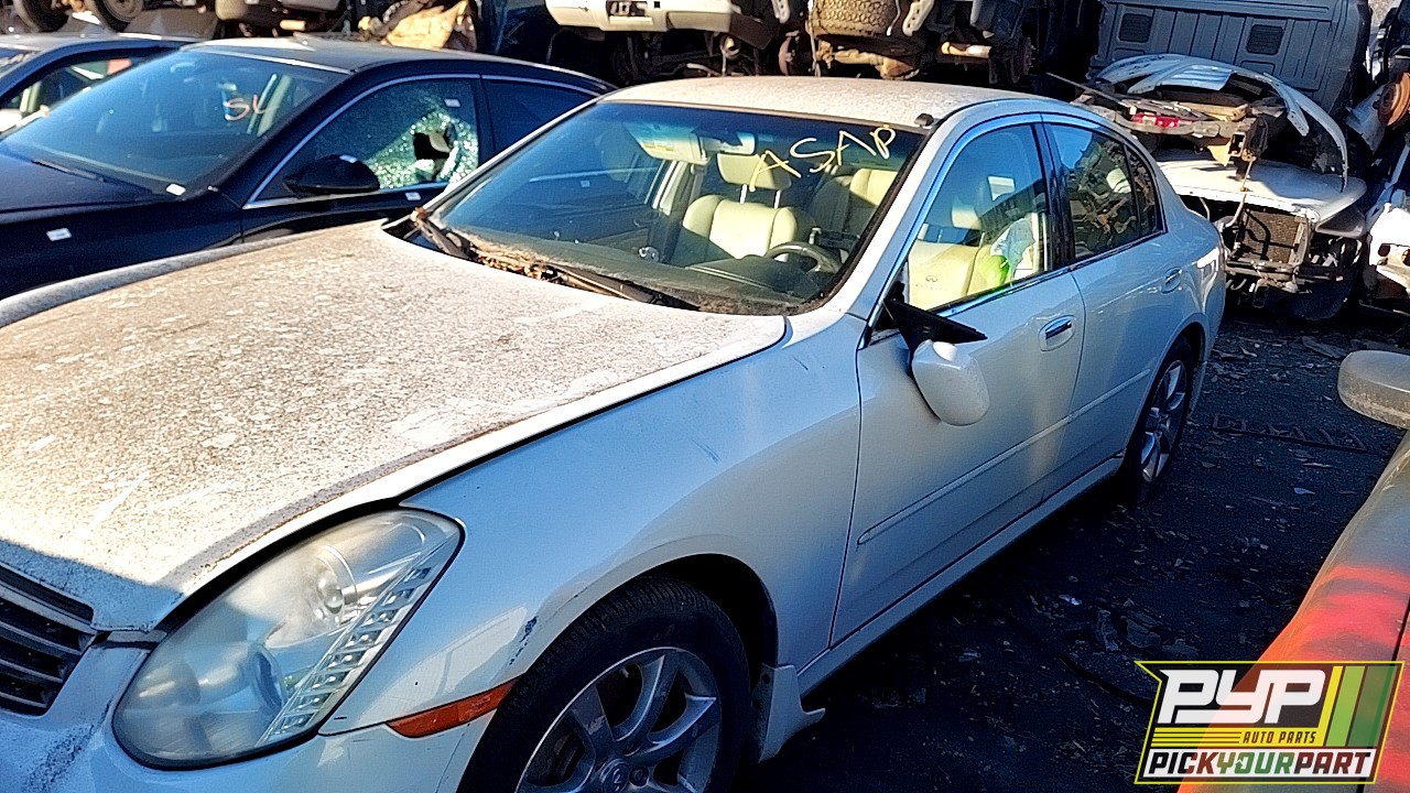 2006 INFINITI G35 available for parts