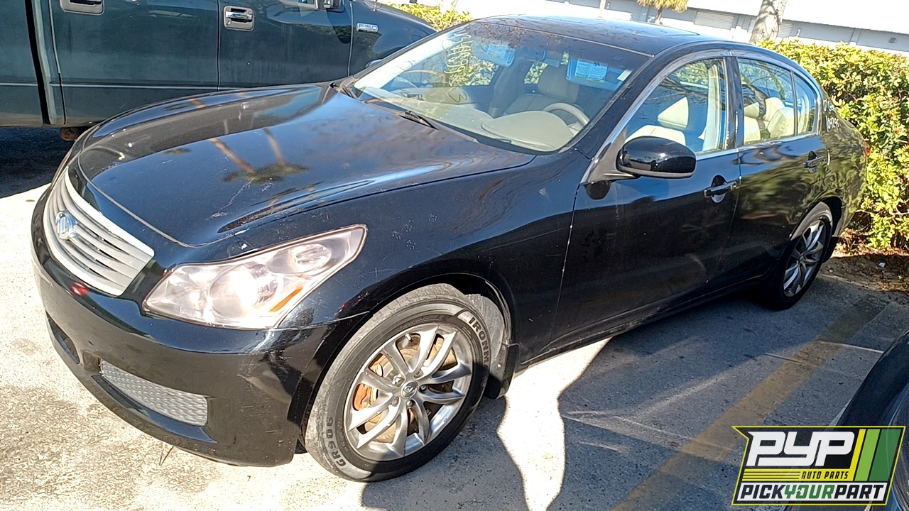 2007 INFINITI G35 partes disponibles