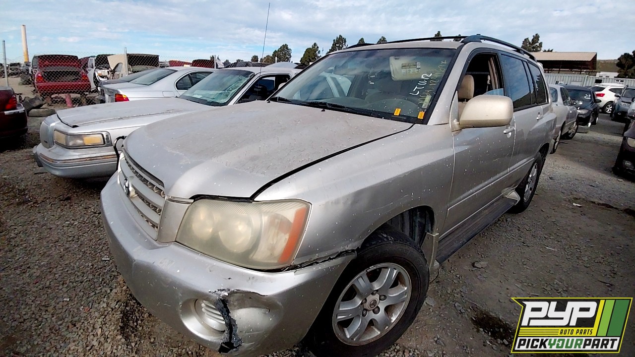 2002 TOYOTA HIGHLANDER partes disponibles