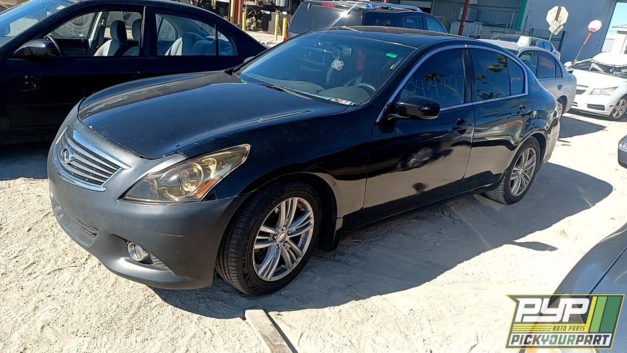 2012 INFINITI G25 partes disponibles