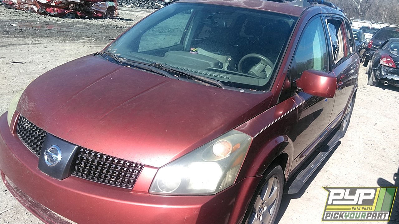 2004 NISSAN QUEST available for parts
