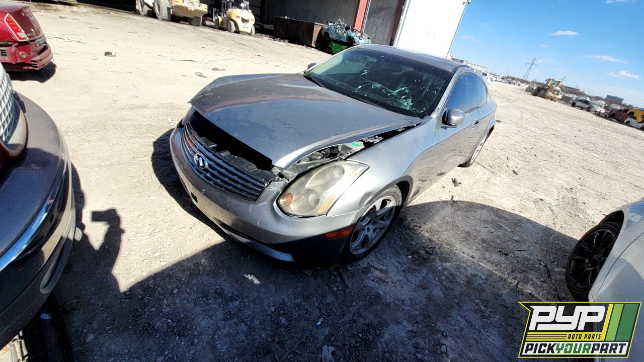 2005 INFINITI G35 partes disponibles