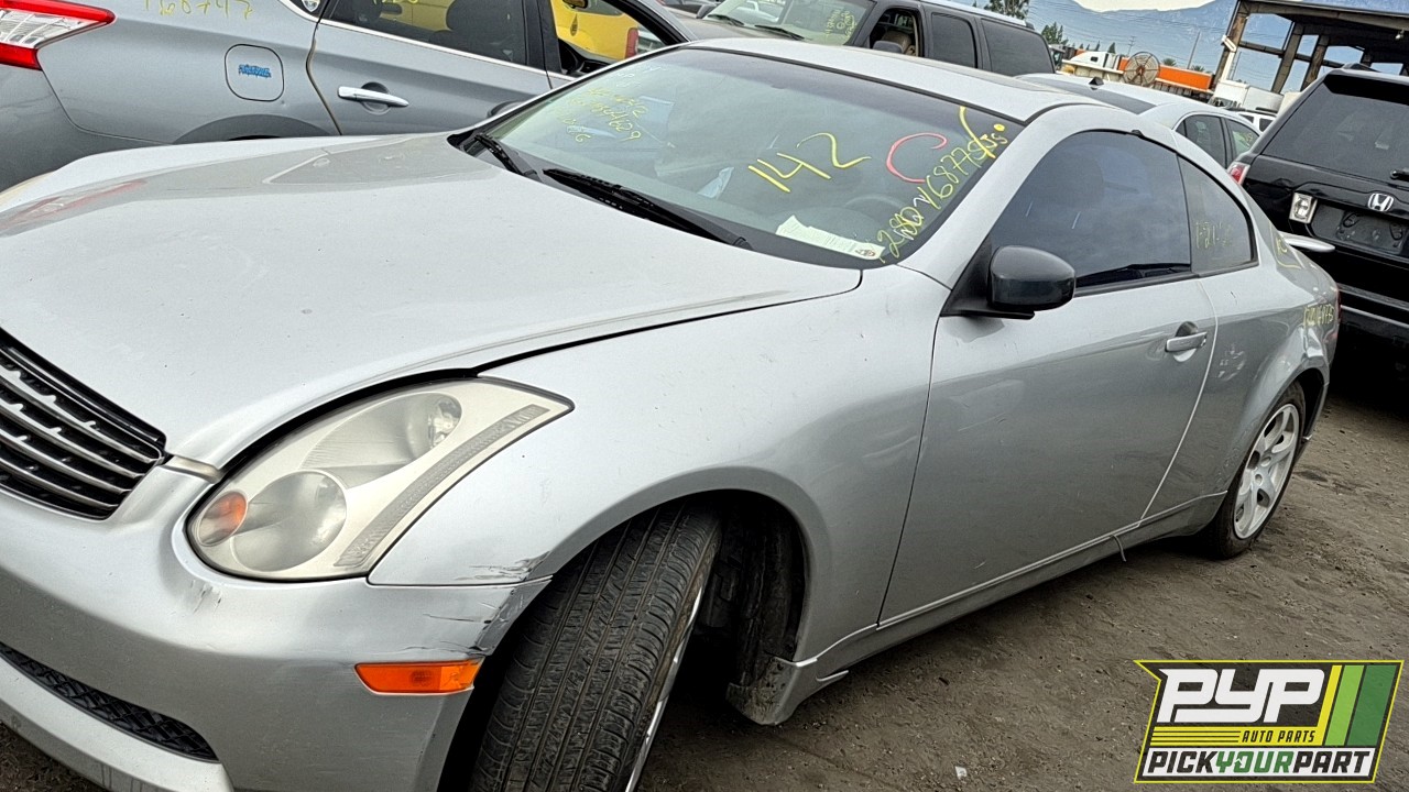 2004 INFINITI G35 partes disponibles