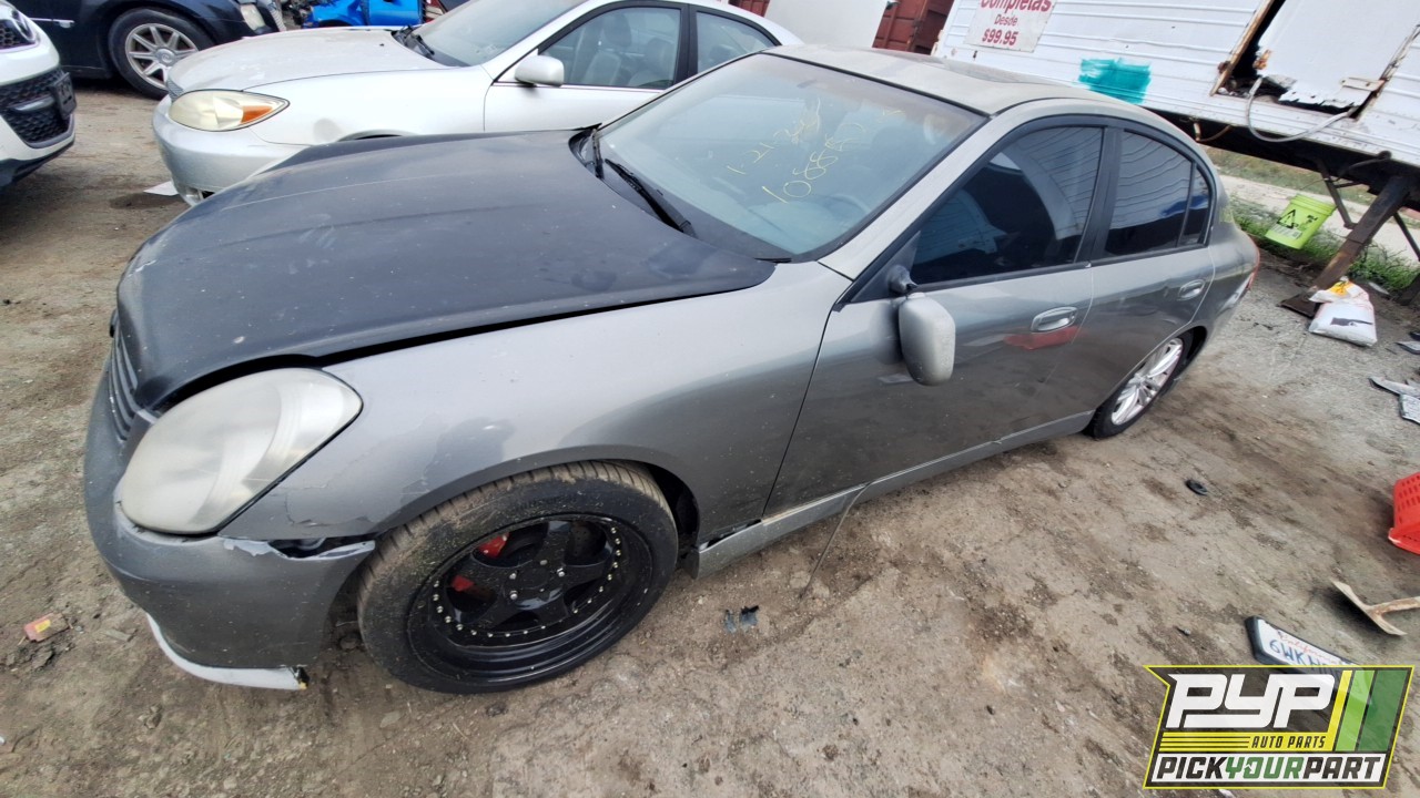 2004 INFINITI G35 partes disponibles