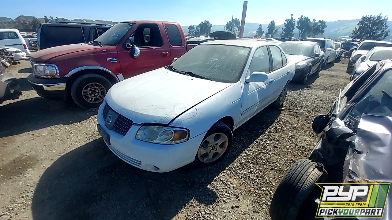 2006 NISSAN SENTRA partes disponibles