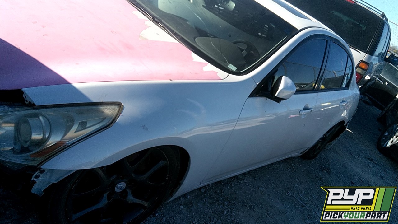 2010 INFINITI G37 partes disponibles