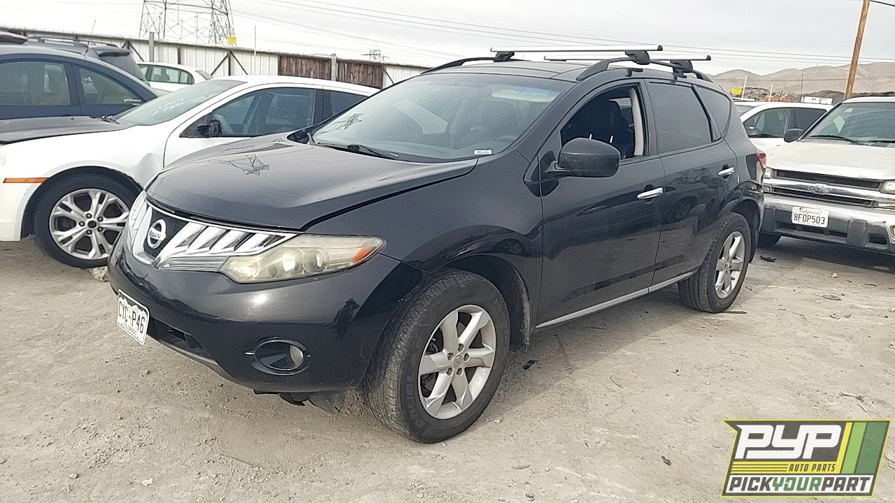 2010 NISSAN MURANO partes disponibles
