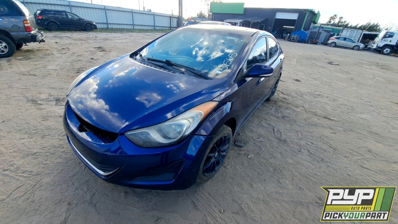 2011 HYUNDAI ELANTRA partes disponibles