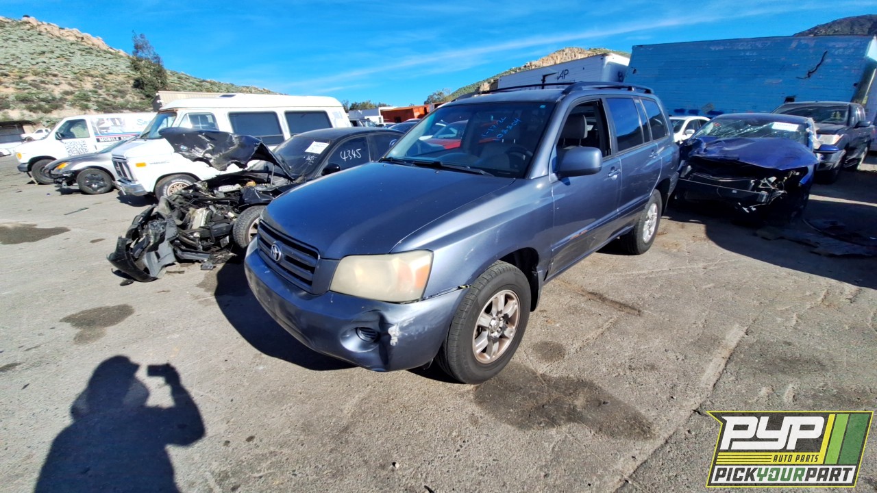 2004 TOYOTA HIGHLANDER available for parts
