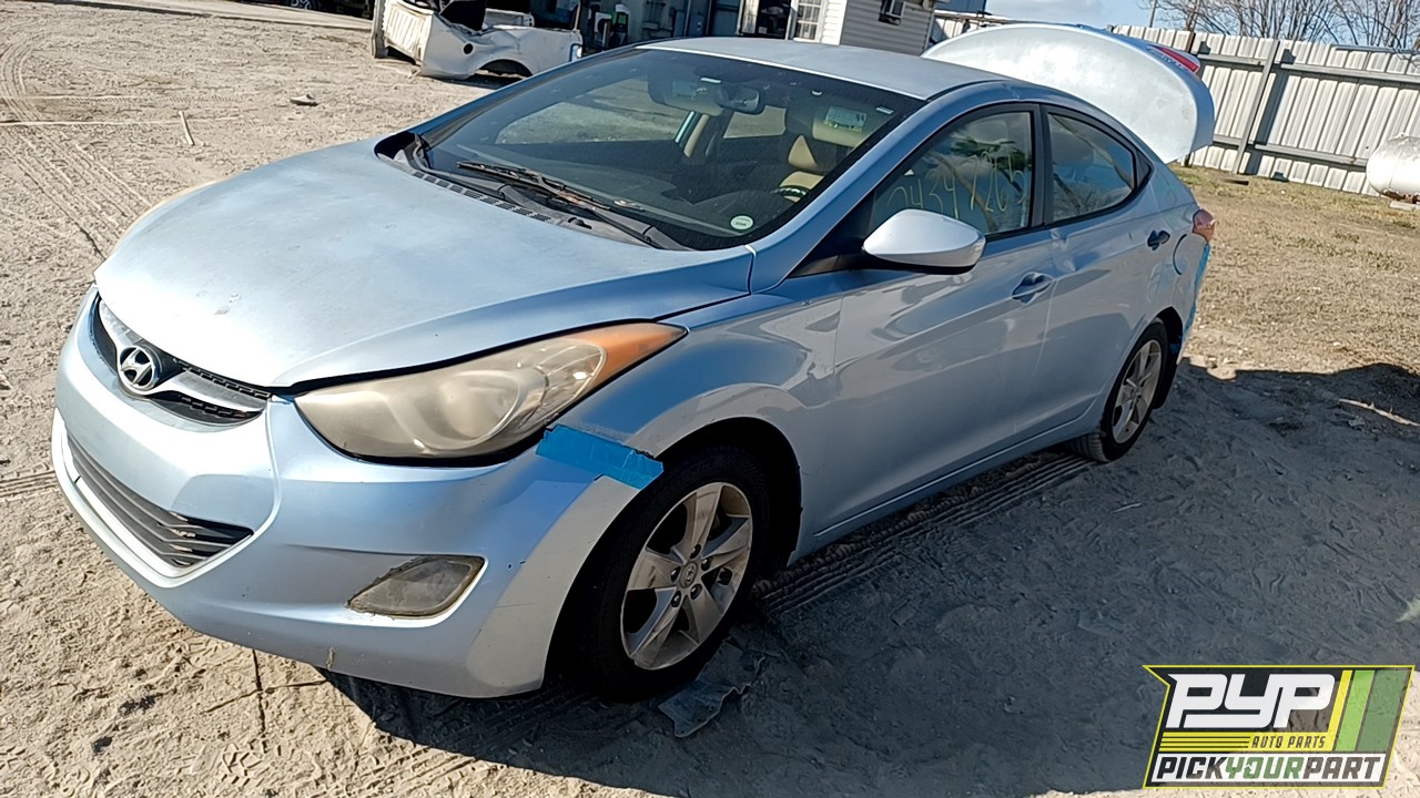 2012 HYUNDAI ELANTRA partes disponibles
