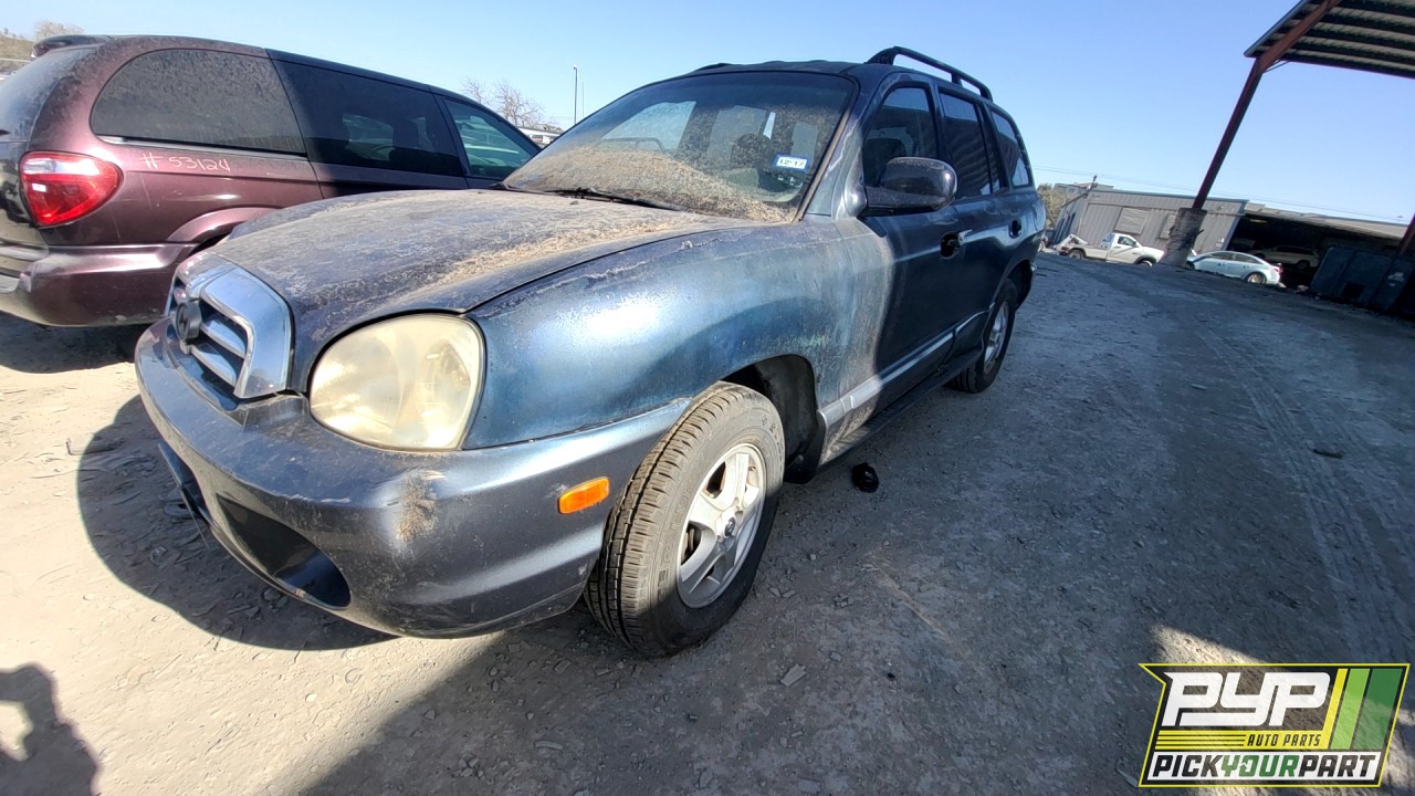 2004 HYUNDAI SANTA FE partes disponibles