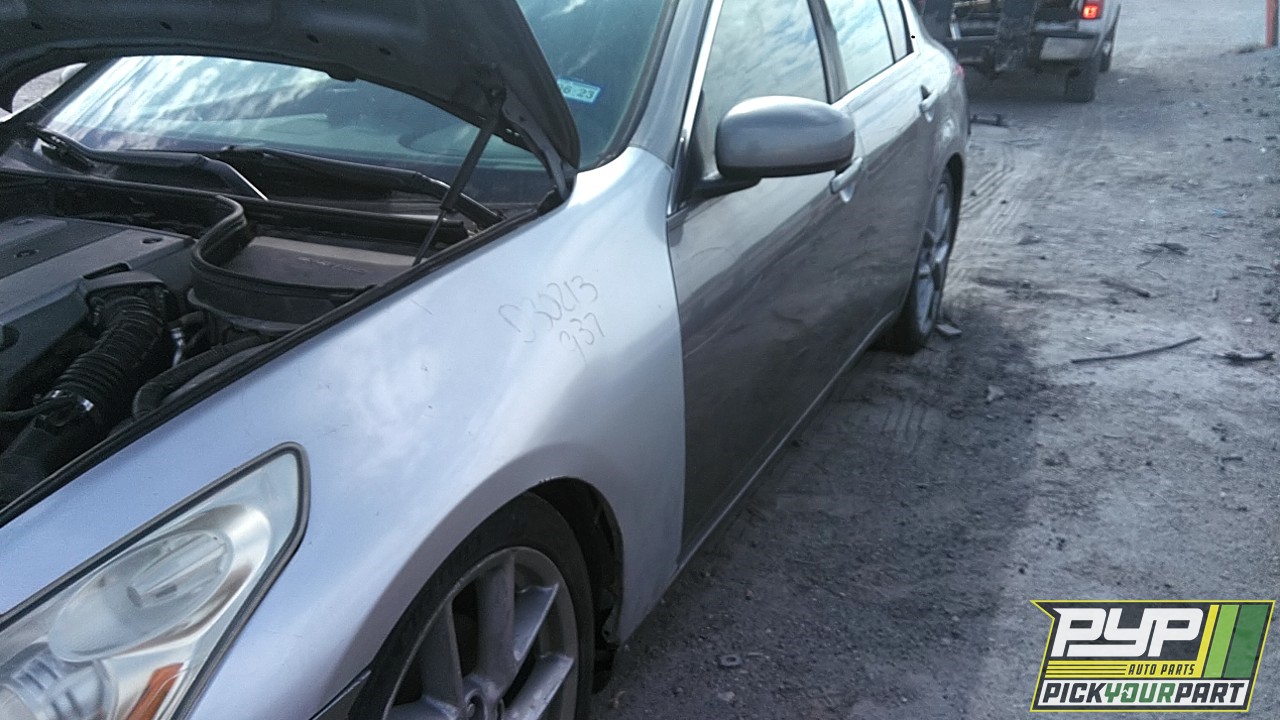 2007 INFINITI G35 partes disponibles