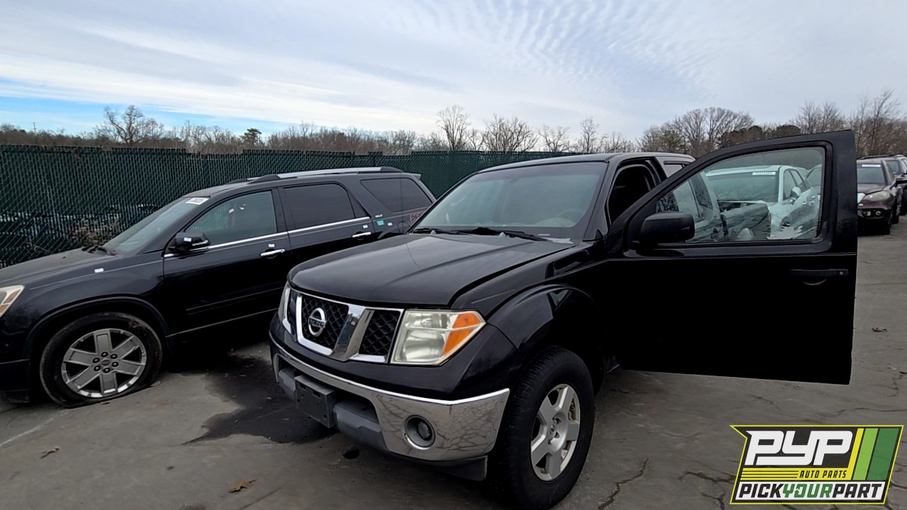 2006 NISSAN FRONTIER partes disponibles