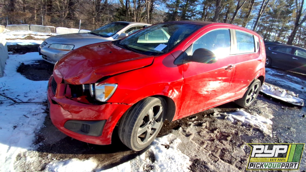 2012 CHEVROLET SONIC partes disponibles