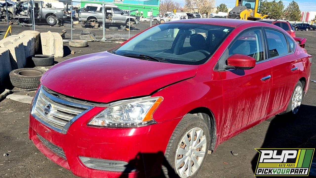 2013 NISSAN SENTRA partes disponibles