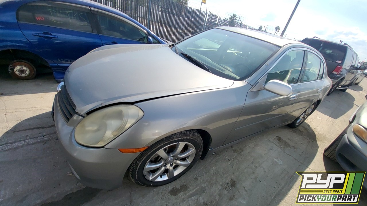 2005 INFINITI G35 partes disponibles