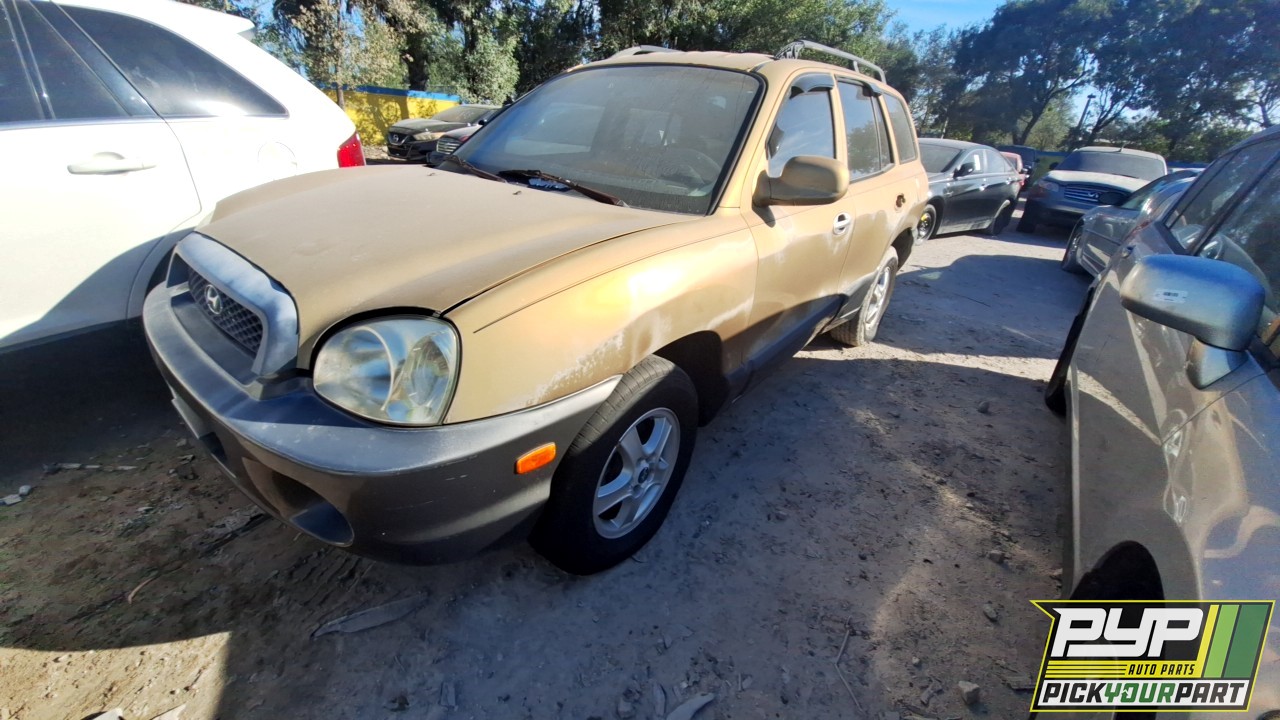 2004 HYUNDAI SANTA FE partes disponibles