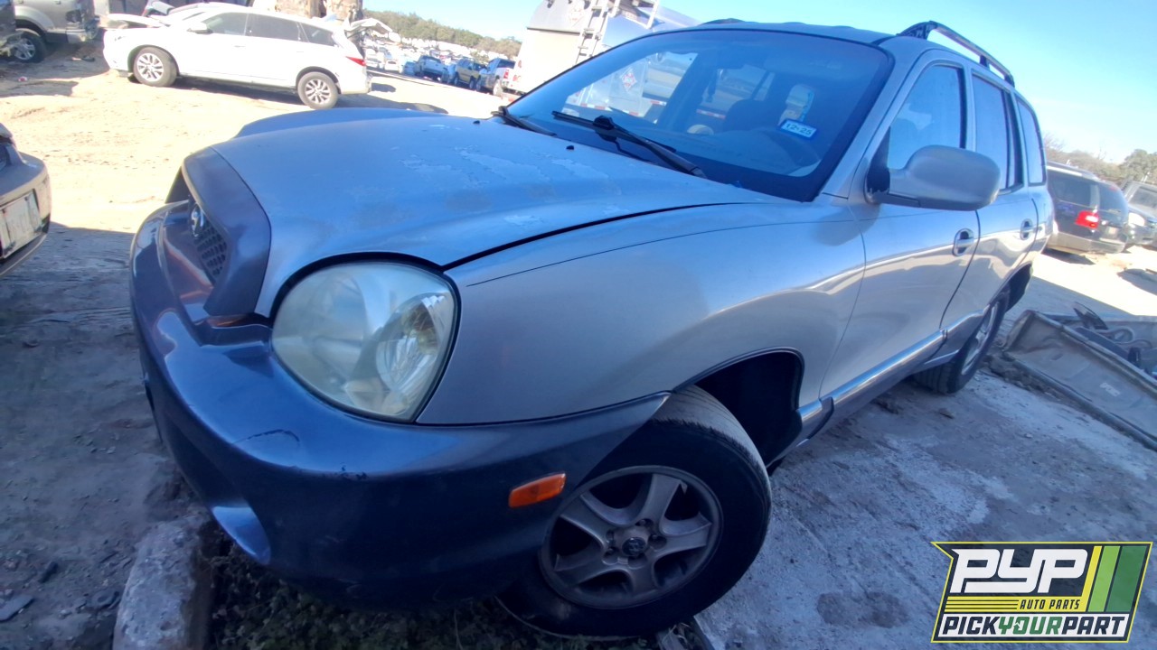 2004 HYUNDAI SANTA FE partes disponibles