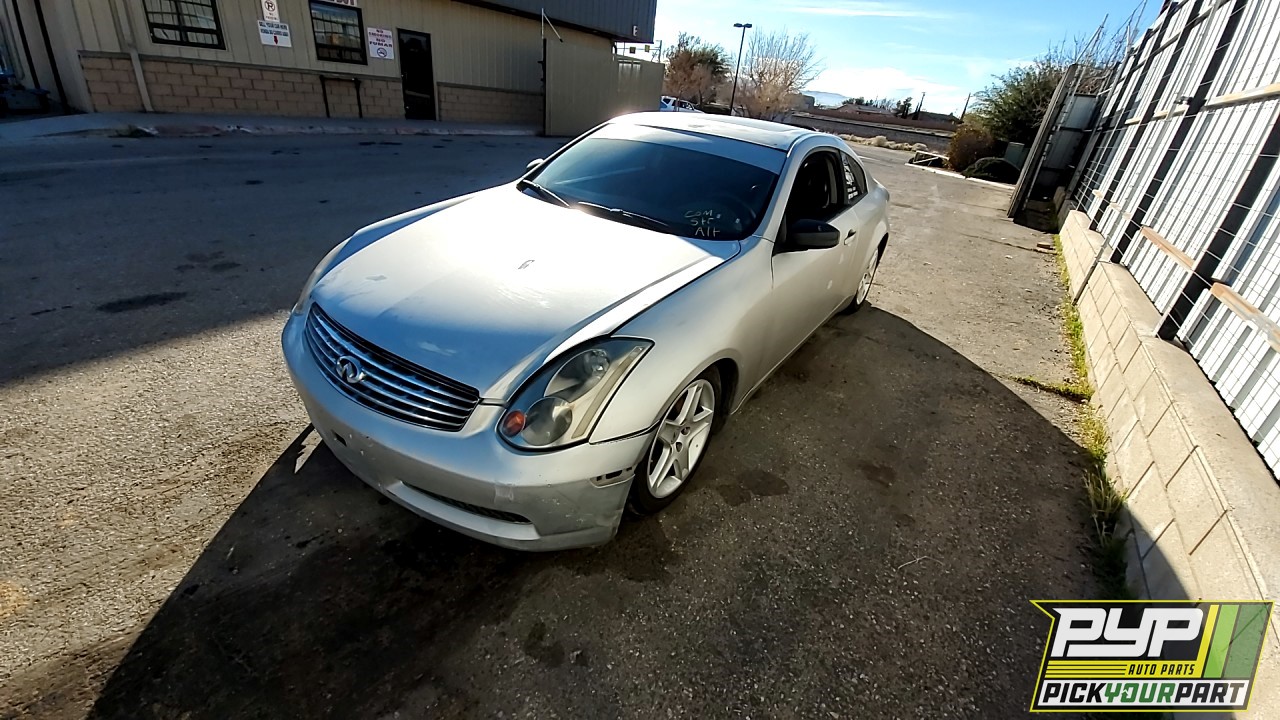 2005 INFINITI G35 partes disponibles