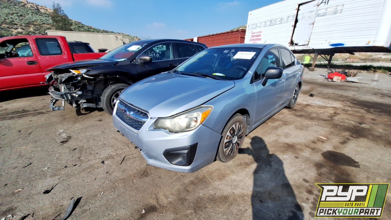 2013 SUBARU IMPREZA partes disponibles