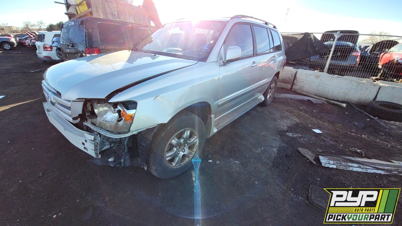 2004 TOYOTA HIGHLANDER partes disponibles
