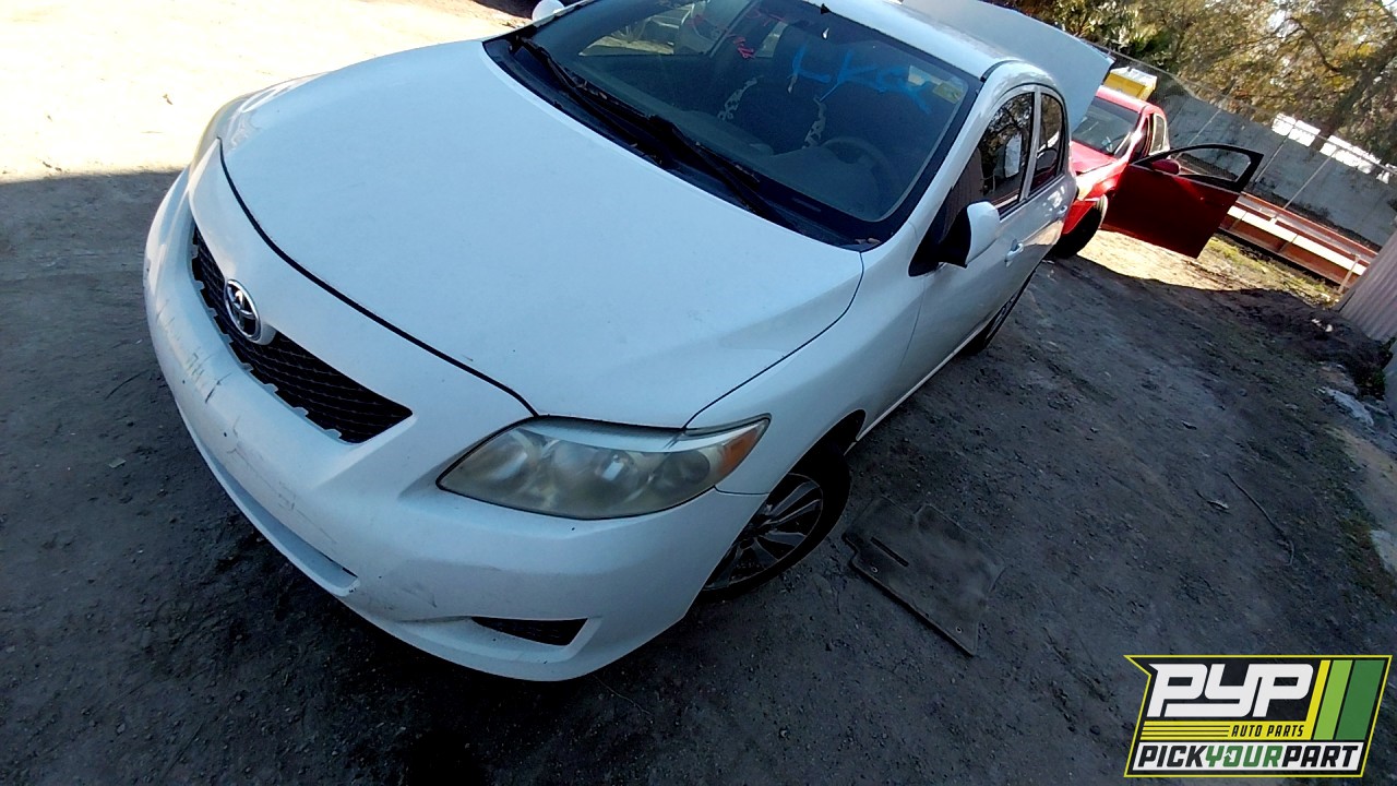 2009 TOYOTA COROLLA partes disponibles