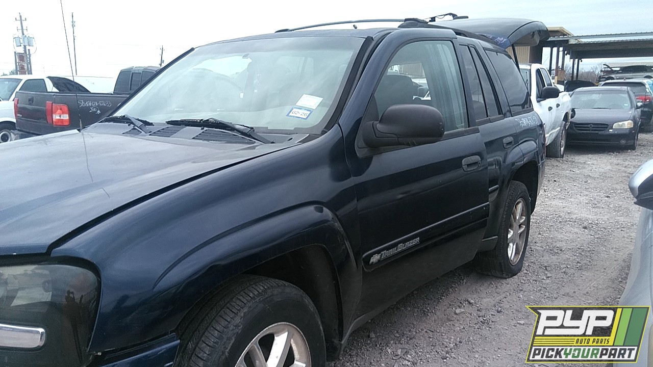 2002 CHEVROLET TRAILBLAZER partes disponibles
