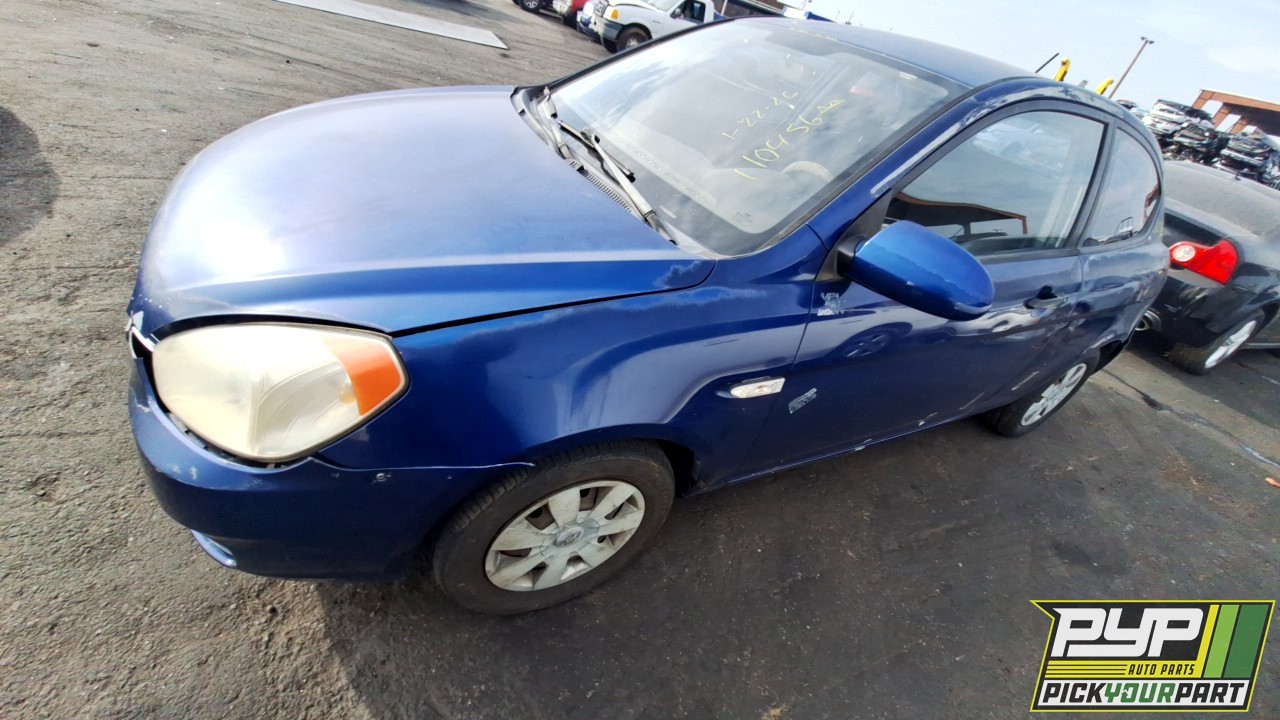 2007 HYUNDAI ACCENT partes disponibles