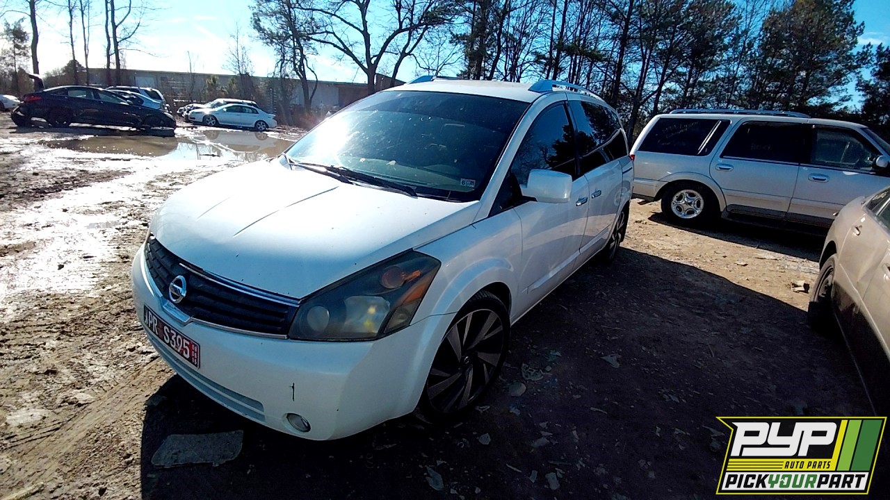 2007 NISSAN QUEST partes disponibles