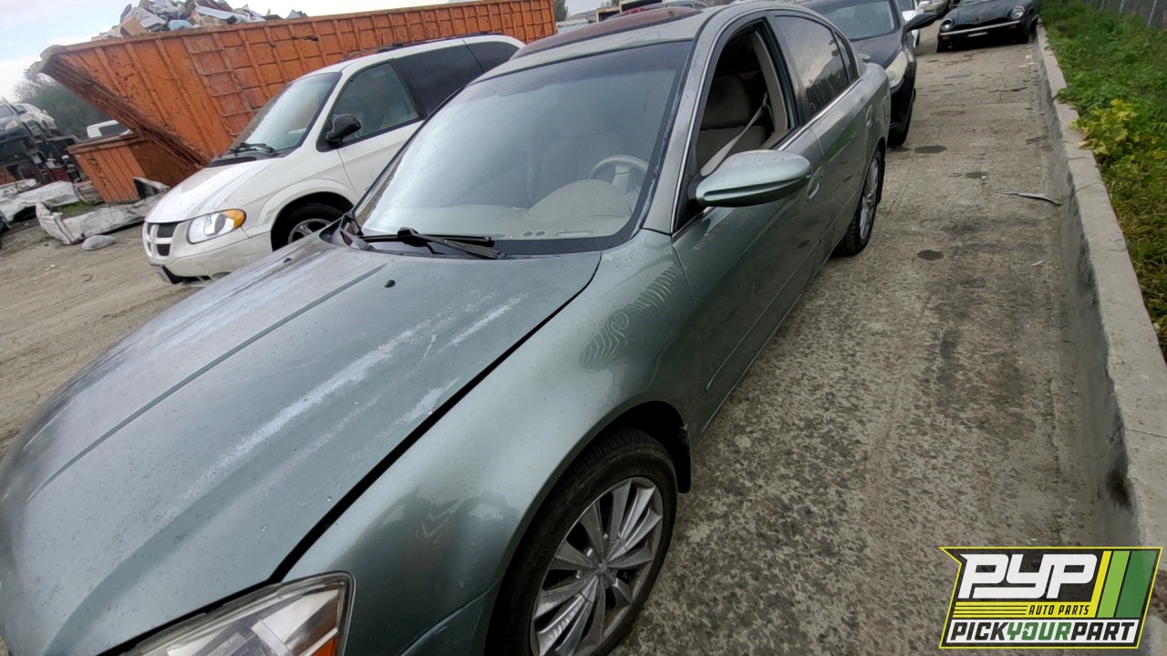 2006 NISSAN ALTIMA partes disponibles