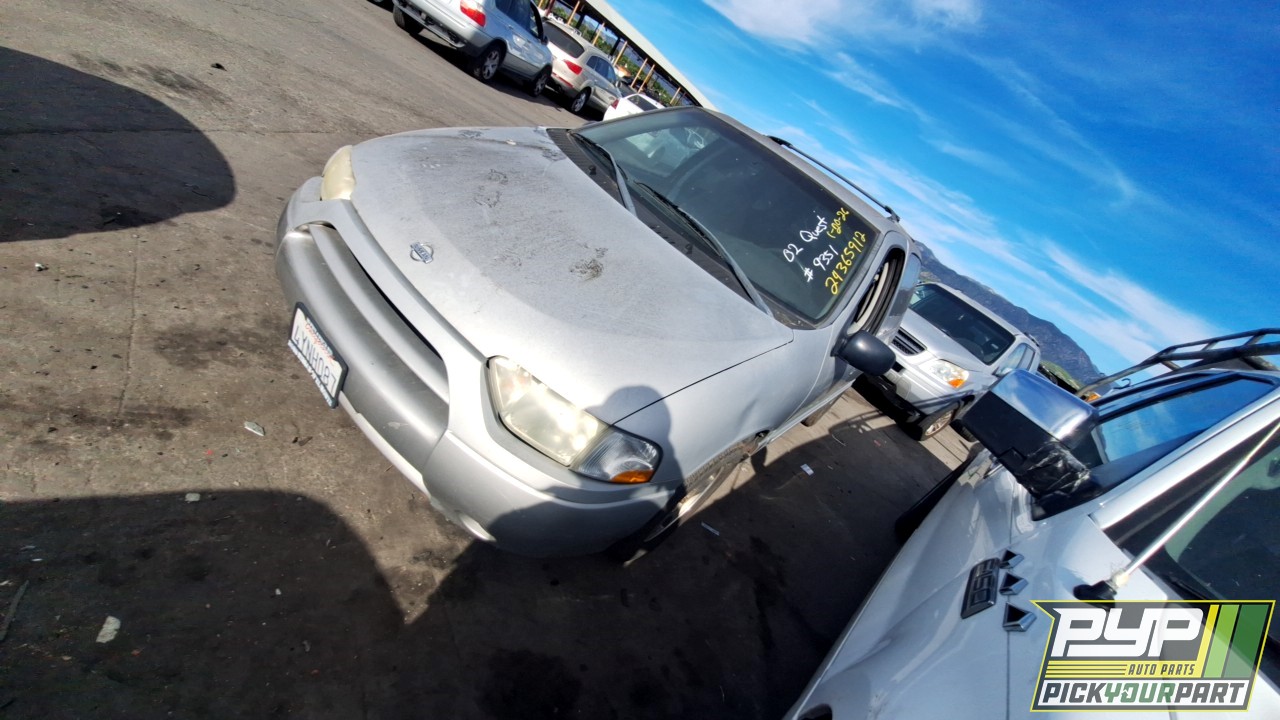 2002 NISSAN QUEST partes disponibles
