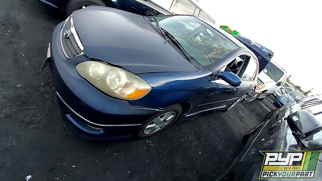 2004 TOYOTA COROLLA partes disponibles