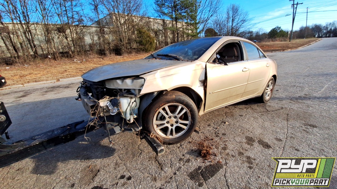 2006 PONTIAC G6 partes disponibles