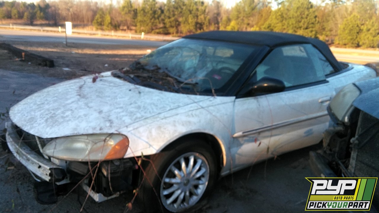 2002 CHRYSLER SEBRING partes disponibles