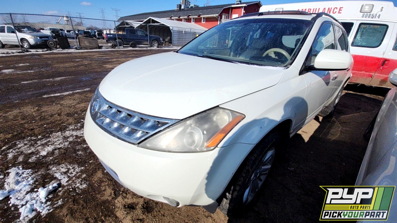 2007 NISSAN MURANO partes disponibles
