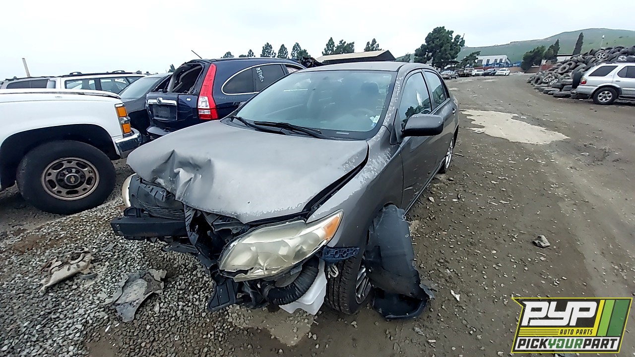 2009 TOYOTA COROLLA partes disponibles