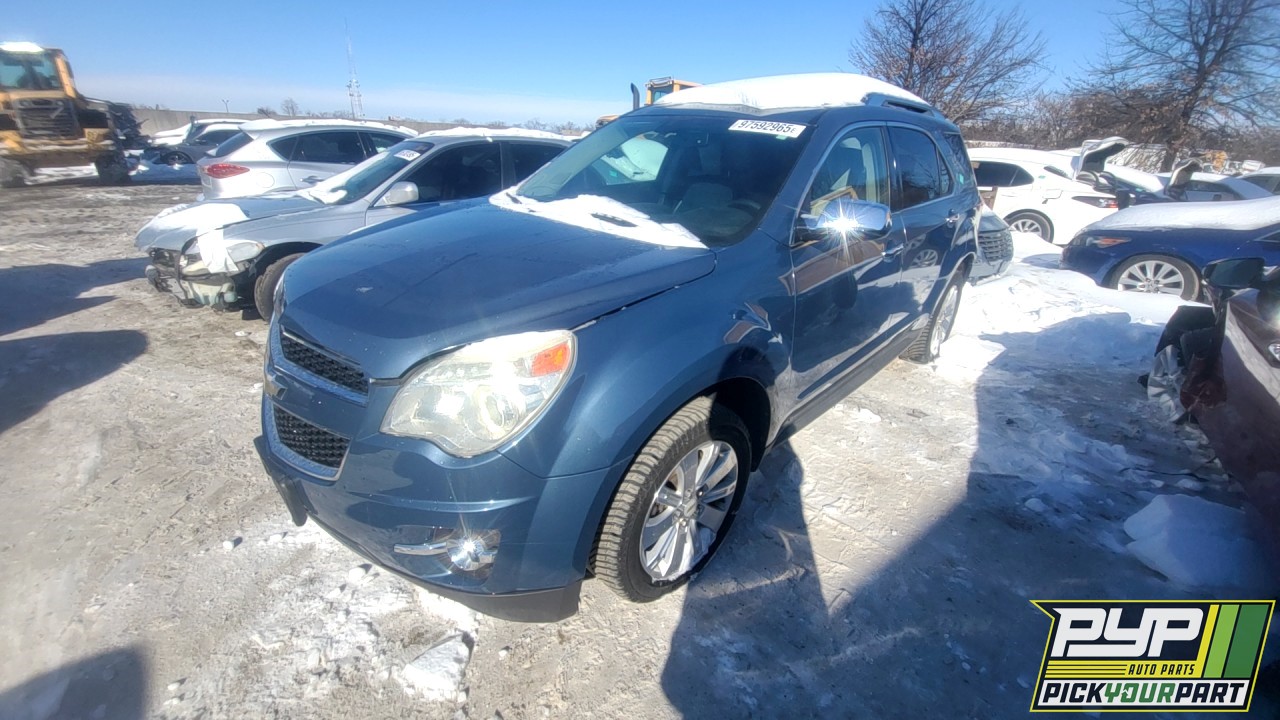 2011 CHEVROLET EQUINOX partes disponibles