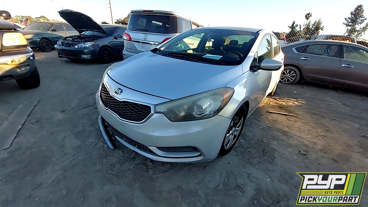 2016 KIA FORTE partes disponibles