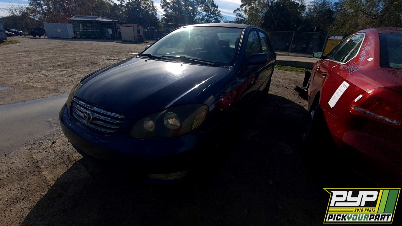 2003 TOYOTA COROLLA partes disponibles